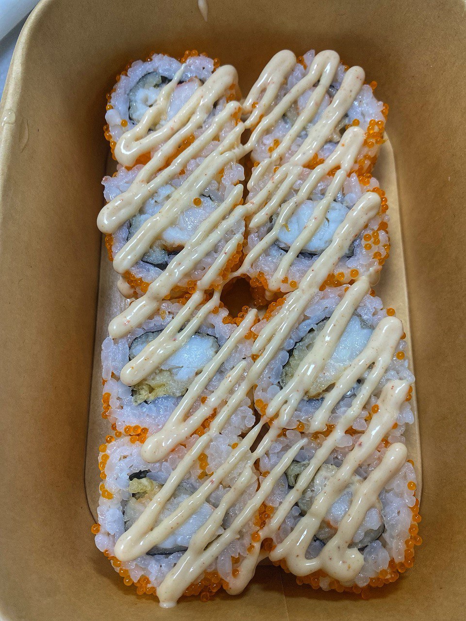 Gambori tempura roll