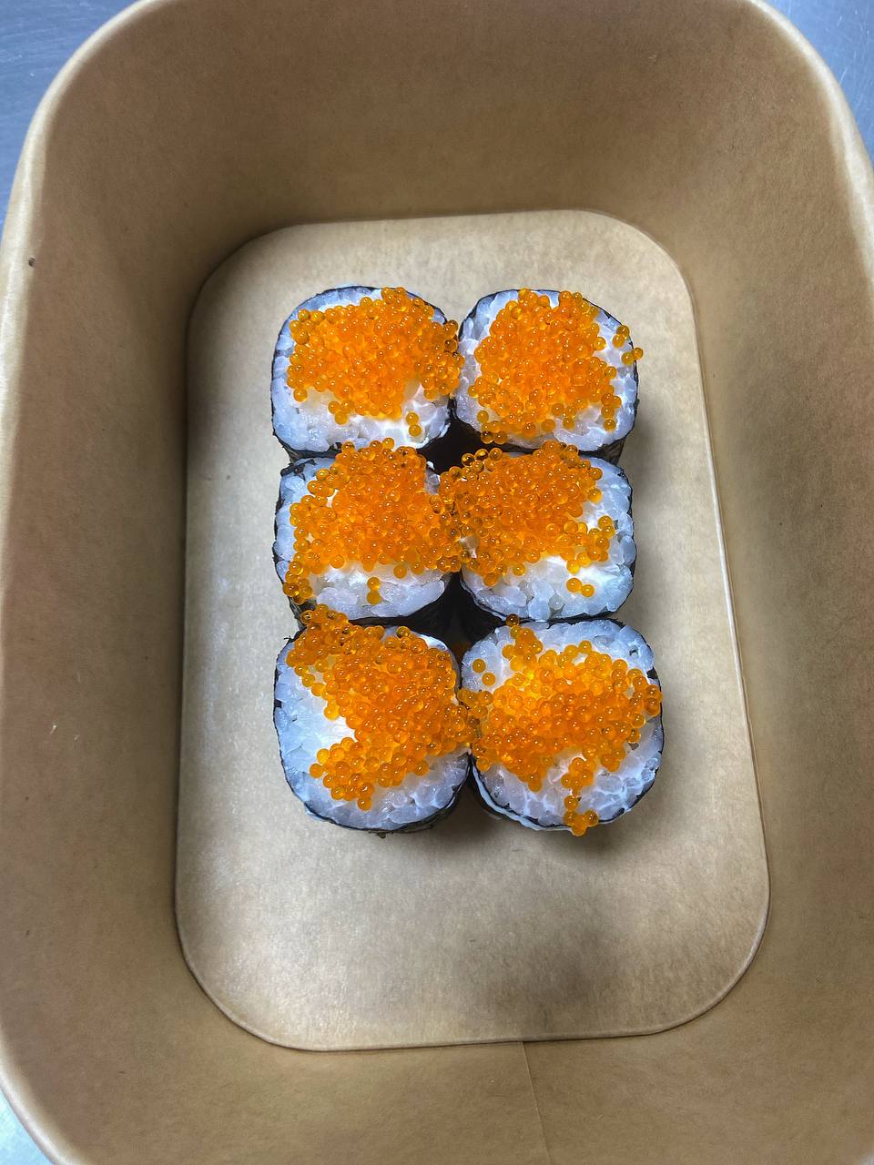 Hosomaki Krem sir & Tobiko