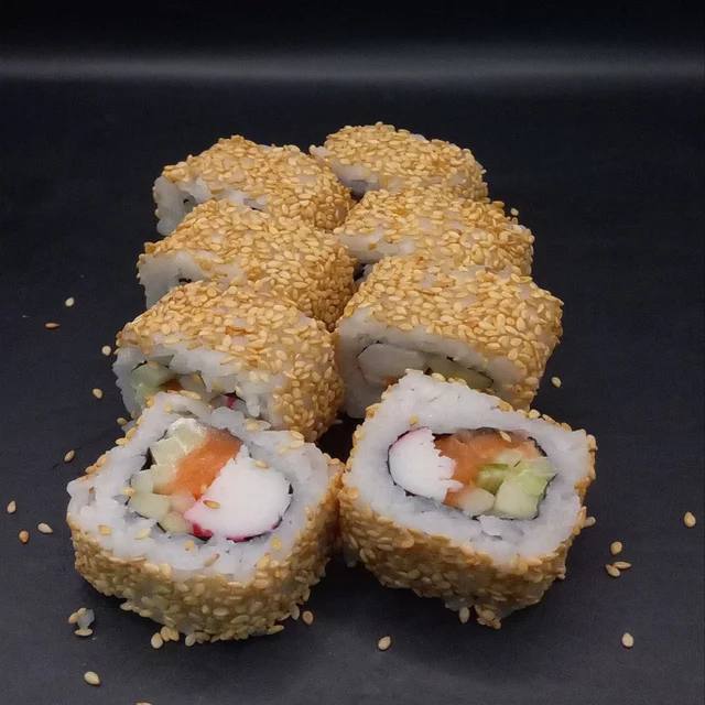 З лососем в кунжуті 225 г