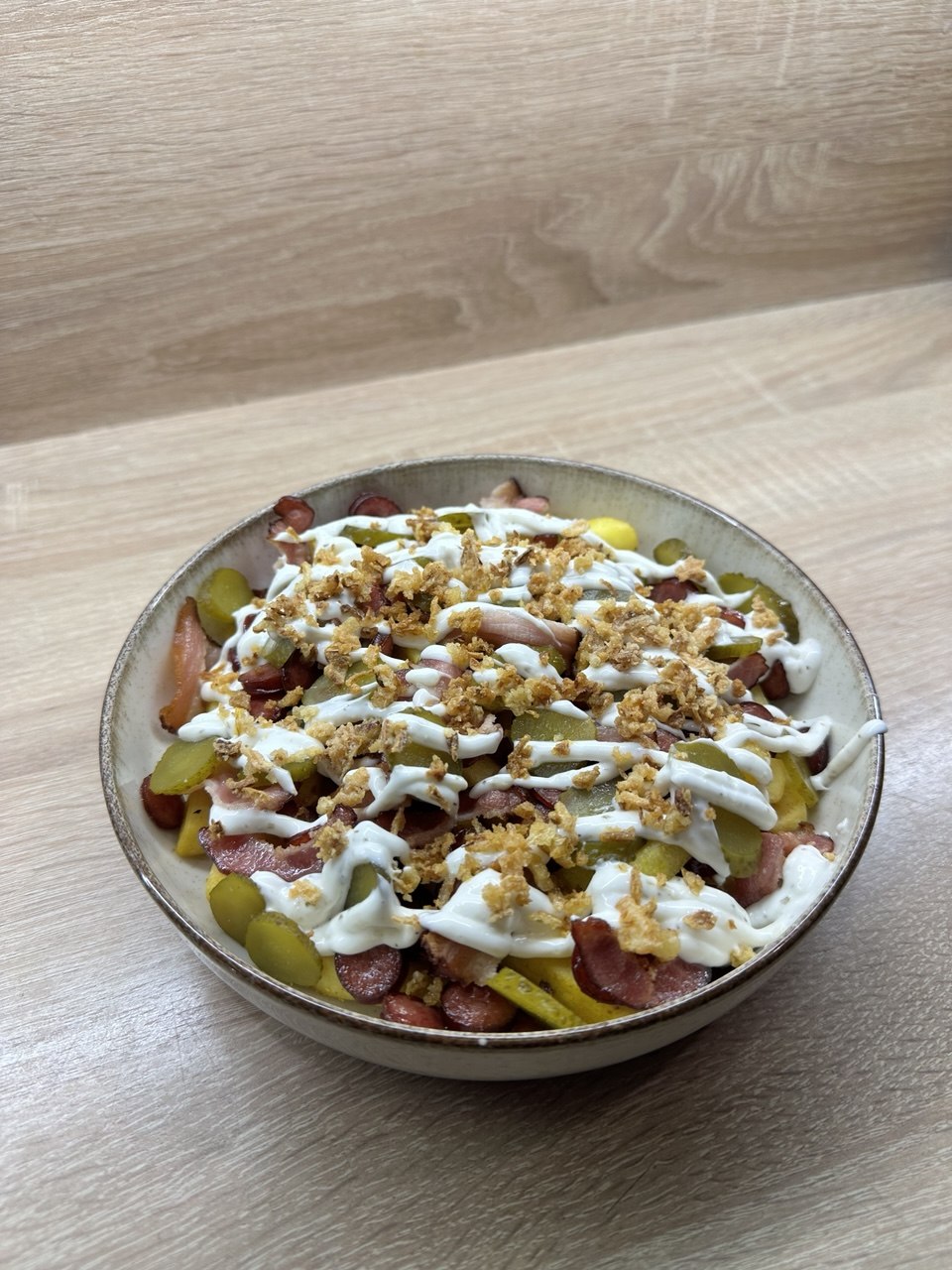 Фрі бокс  з ковбасками 380г