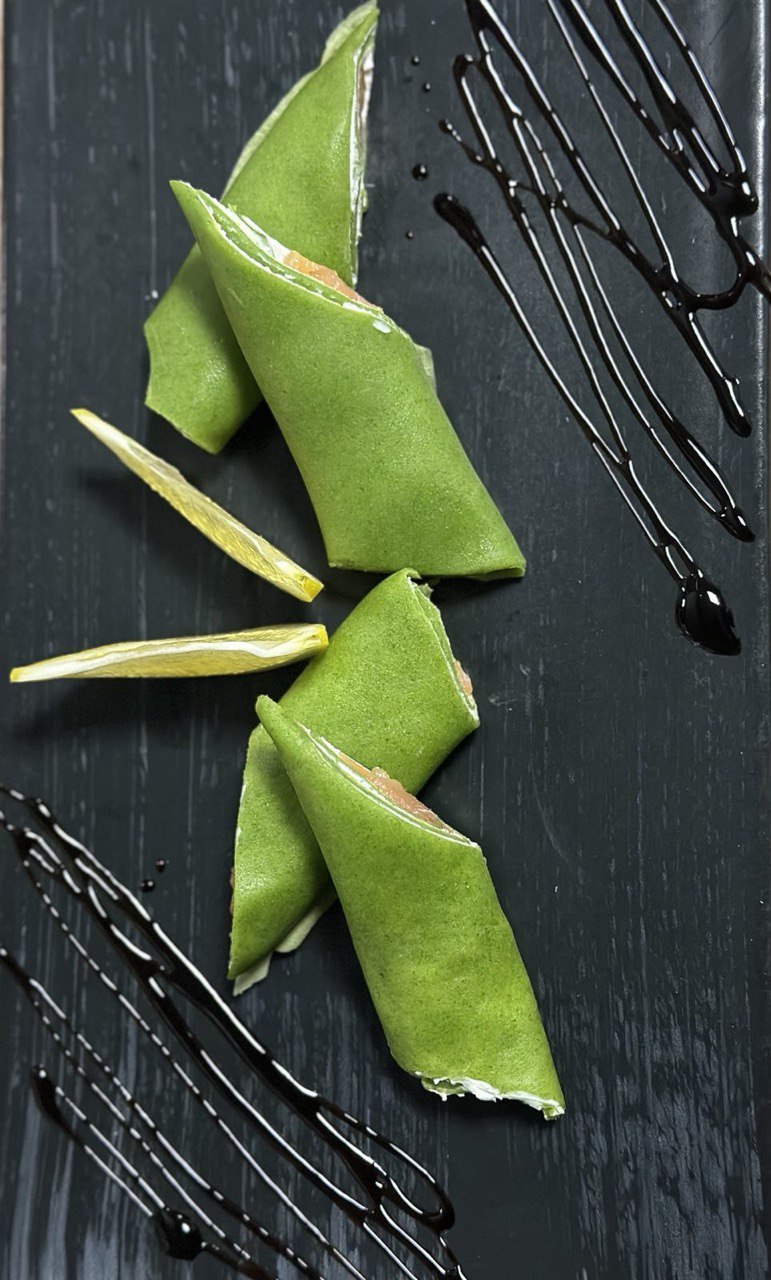 Шпинатні млинці з лососем 260 г