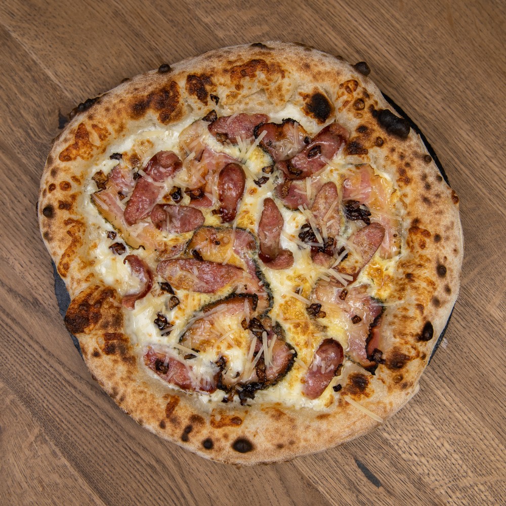 Піца карбонара