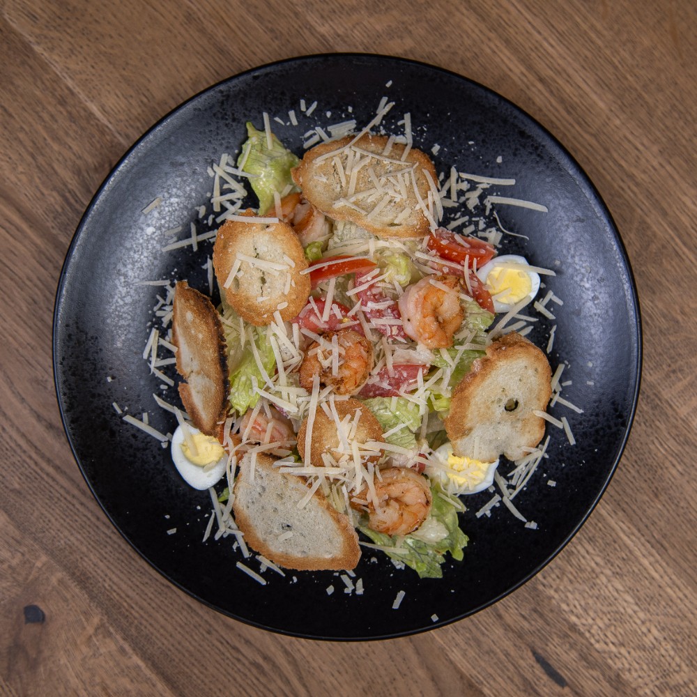 Цезар салат з креветкою