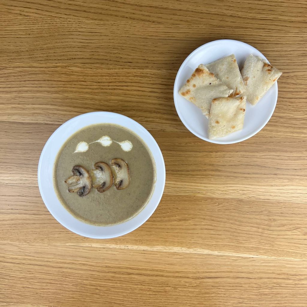 Грибний крем суп