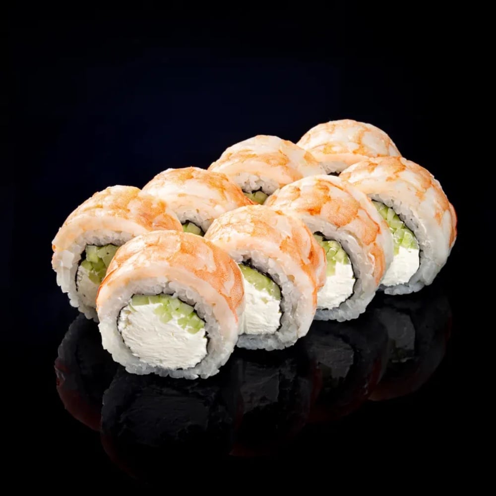 Philadelphia with ebi prawn