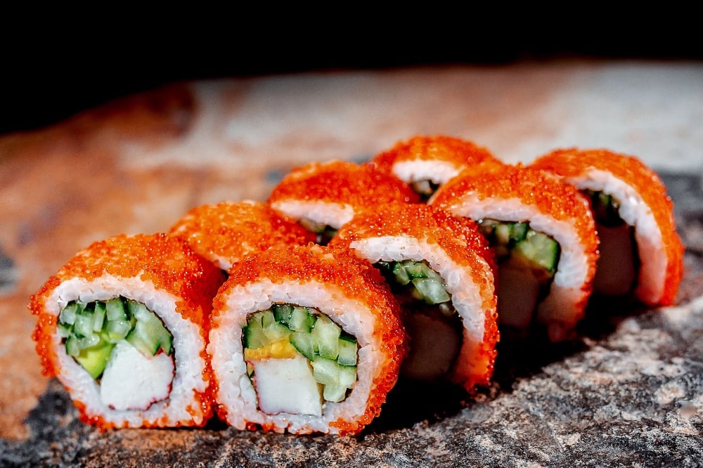 California tobiko crab (no cheese)