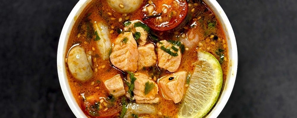 Tom Yam salmon