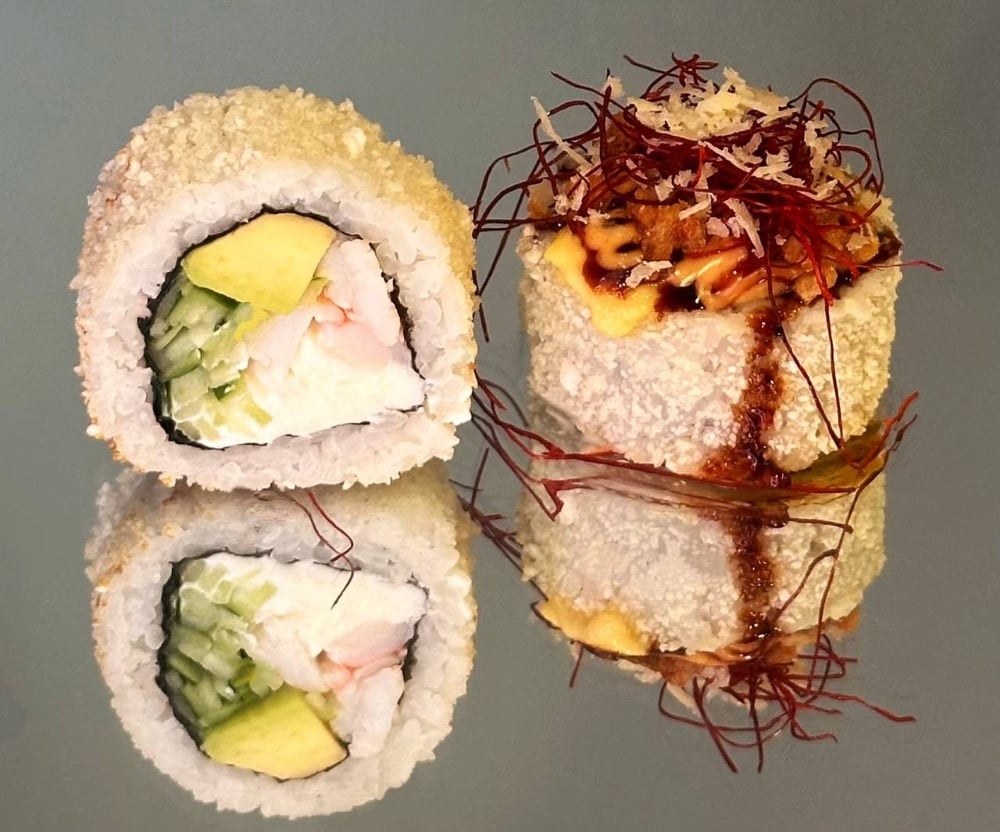 Рол запечений з креветкою спайсі 300 грам