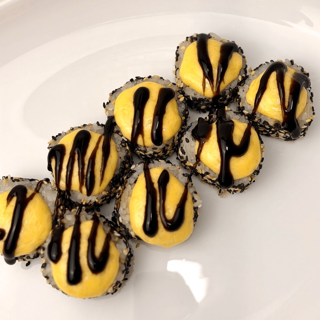 Запечений з печеним лососем