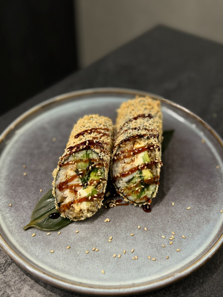 Суші-шаурма з вугрем та креветкою (320г)