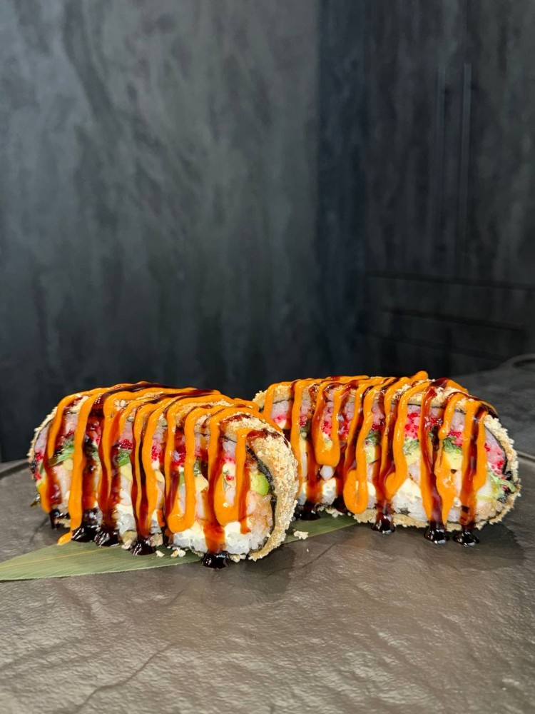 Суші-бургер з креветкою (430г)