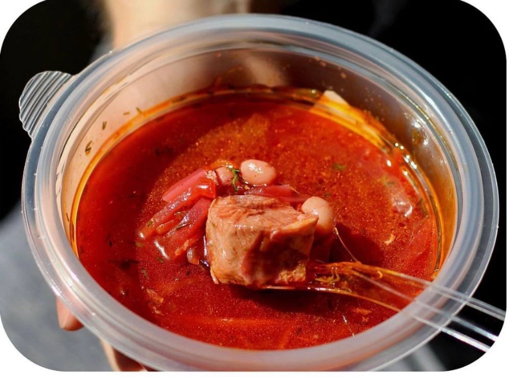 Борщ з яловичиною