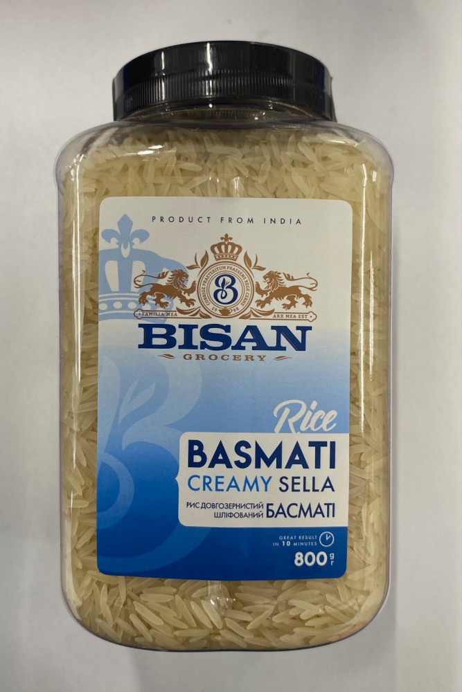 Bisan Рис басматі Creamy Sella (Павловський), 0.8кг