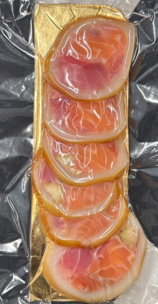 Кальмар нарізка форель з тунцем (ЗП) 100г