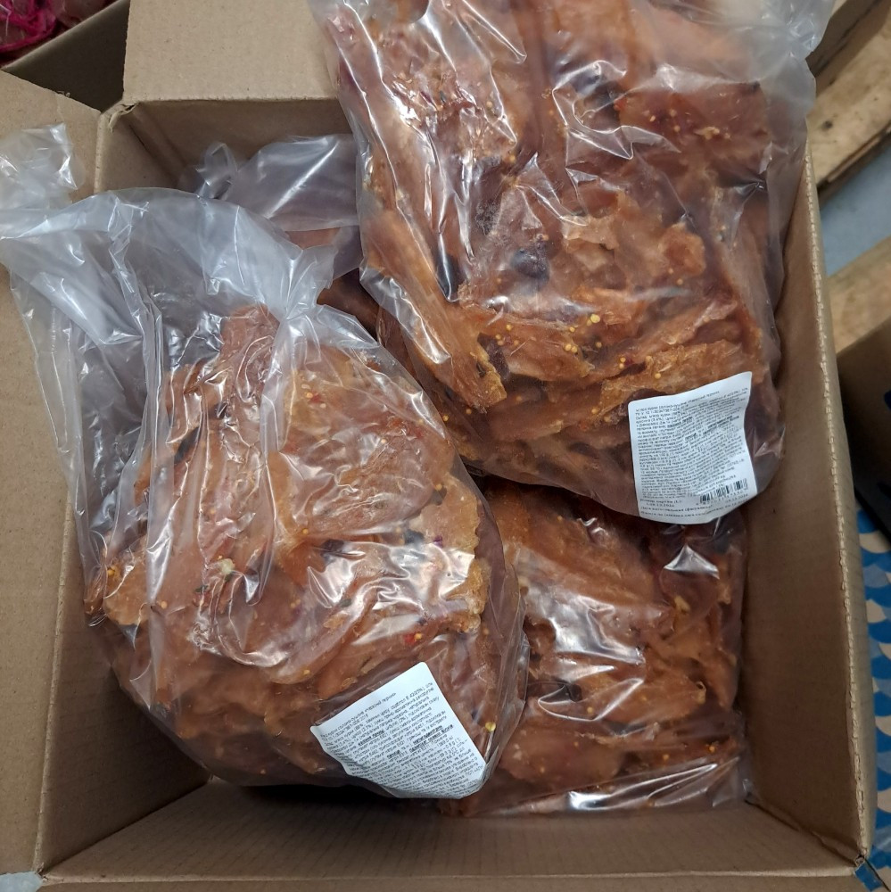 М'ясо курки сол.-сушене Червоний перчик (Теплі моря) 1кг