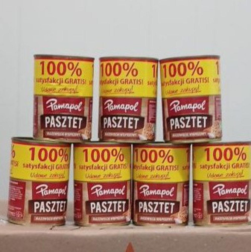 Паштет зі свинини 100% Pamapol (Пан Ковбаско), 390г