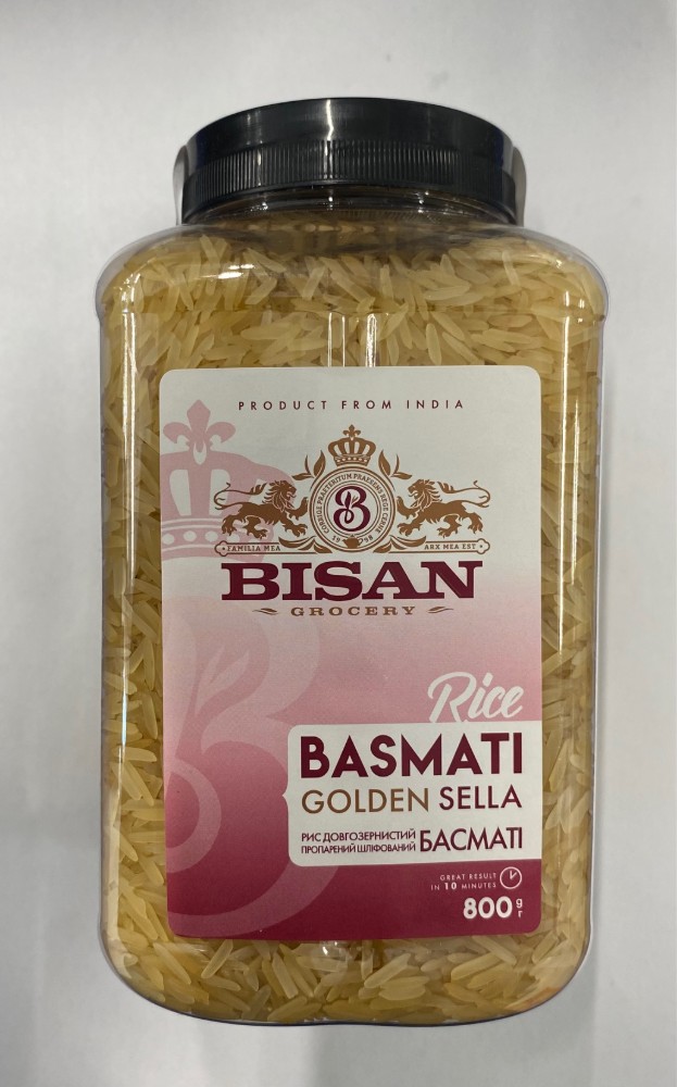 Bisan Рис басматі Golden Sella (Павловський), 0.8кг
