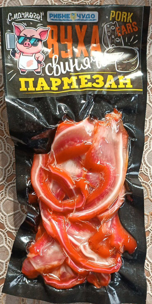 Вуха свинячі пармезан (Рибне Чудо), 100г