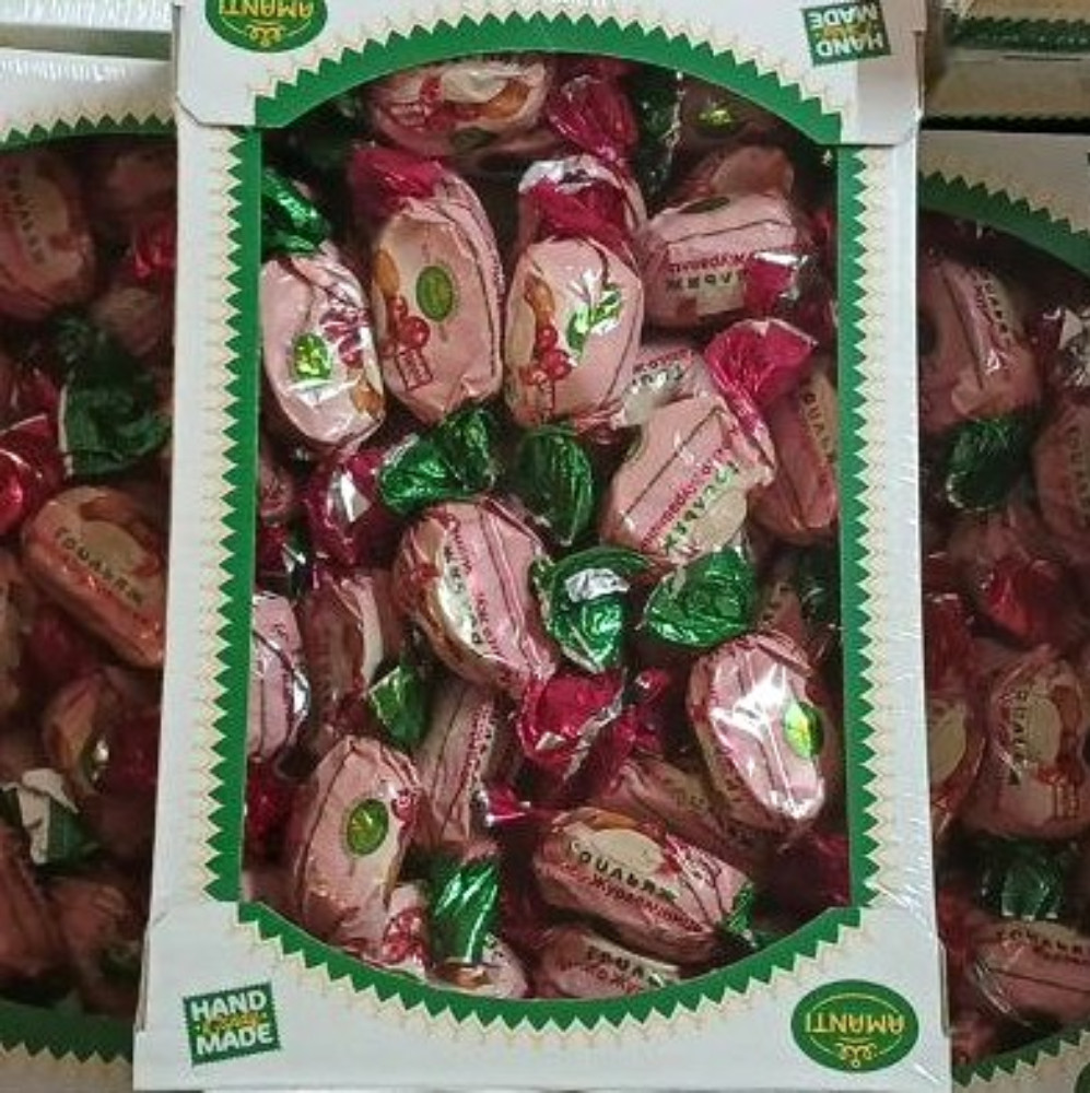 Цукерки Грильяж Арахіс з журавлиною (Алі) 1кг