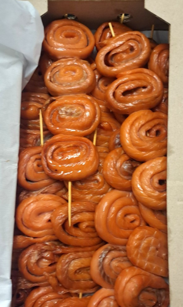 Шашлик з лосося на шпажці х/к кулемза