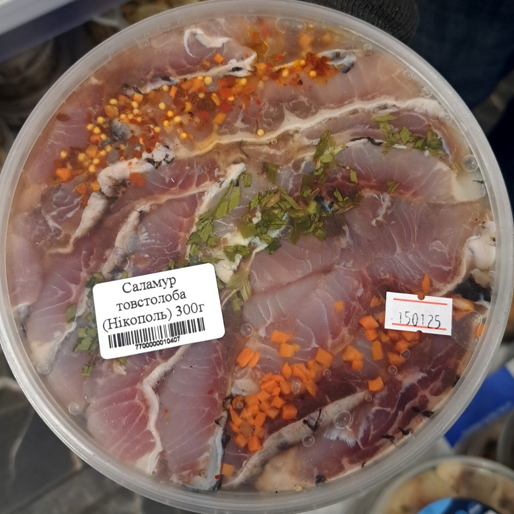 Товстолоб маринований (Нікополь) 300г