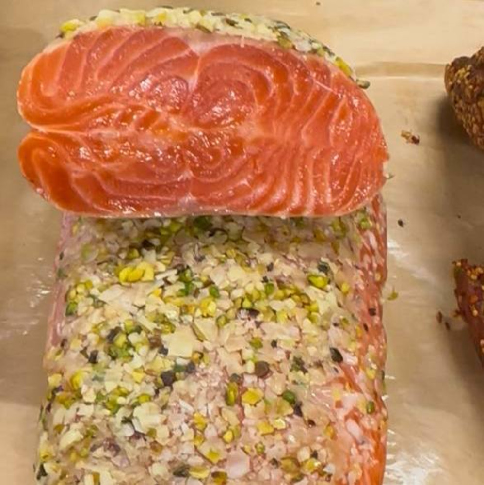 Брикет з лосося Фісташка (ЗП)