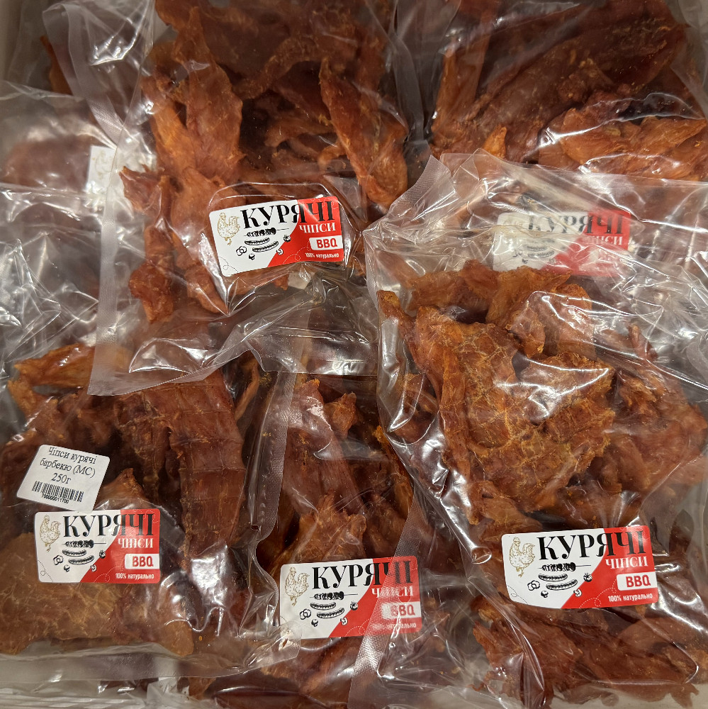 Чіпси курячі барбекю (МС) 250г (СИРОЇЖКА)