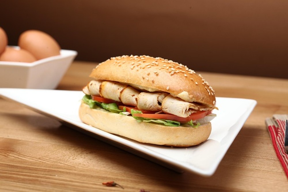 Hashbrown and Turkey Sandwich