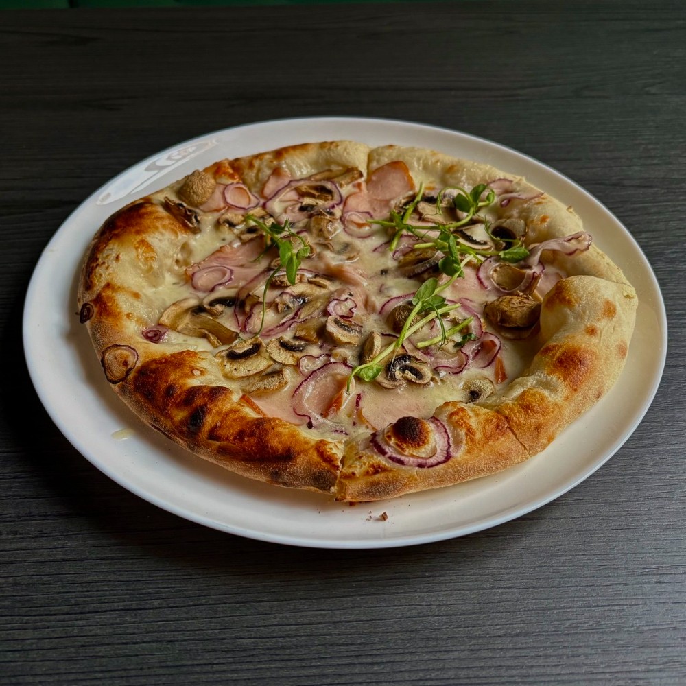 З куркою та грибами 30 см