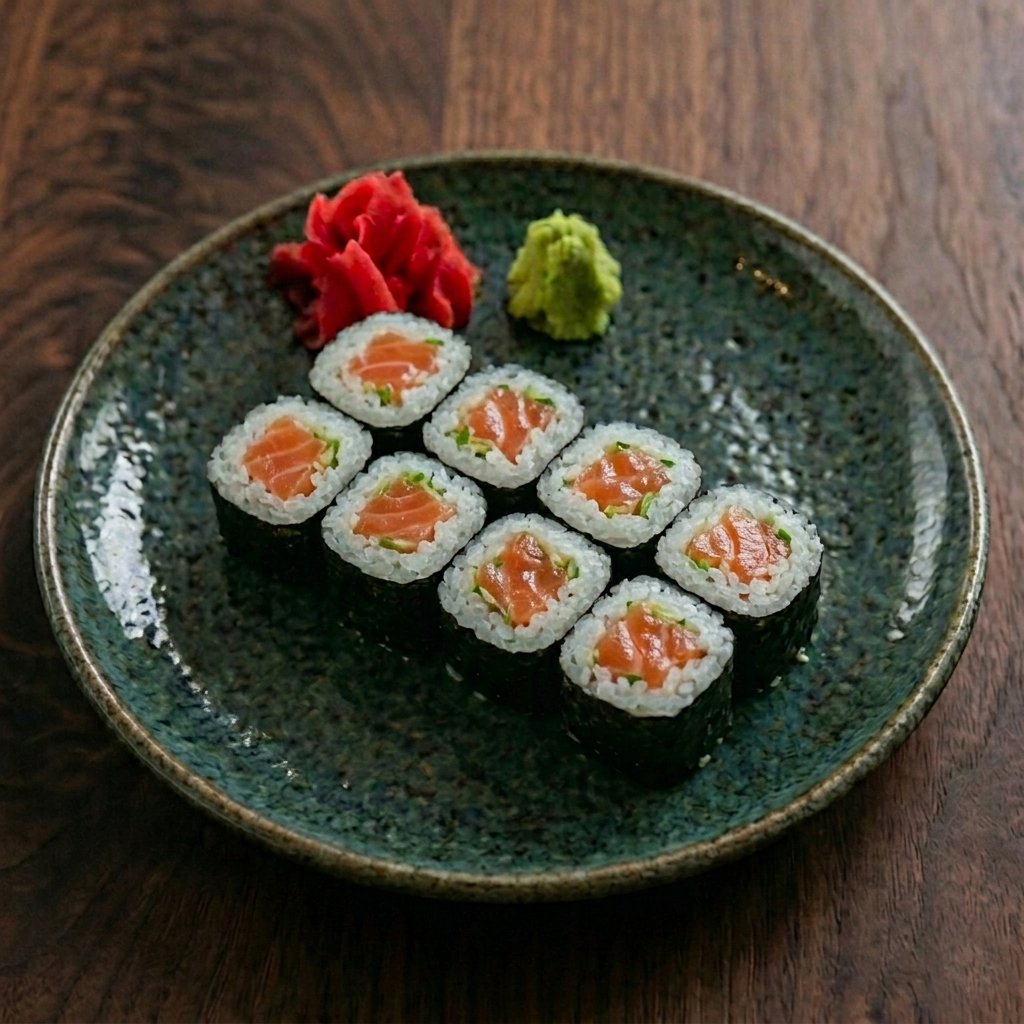 Макі рол з лососем