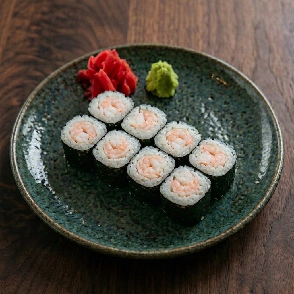 Макі рол з тигровою креветкою