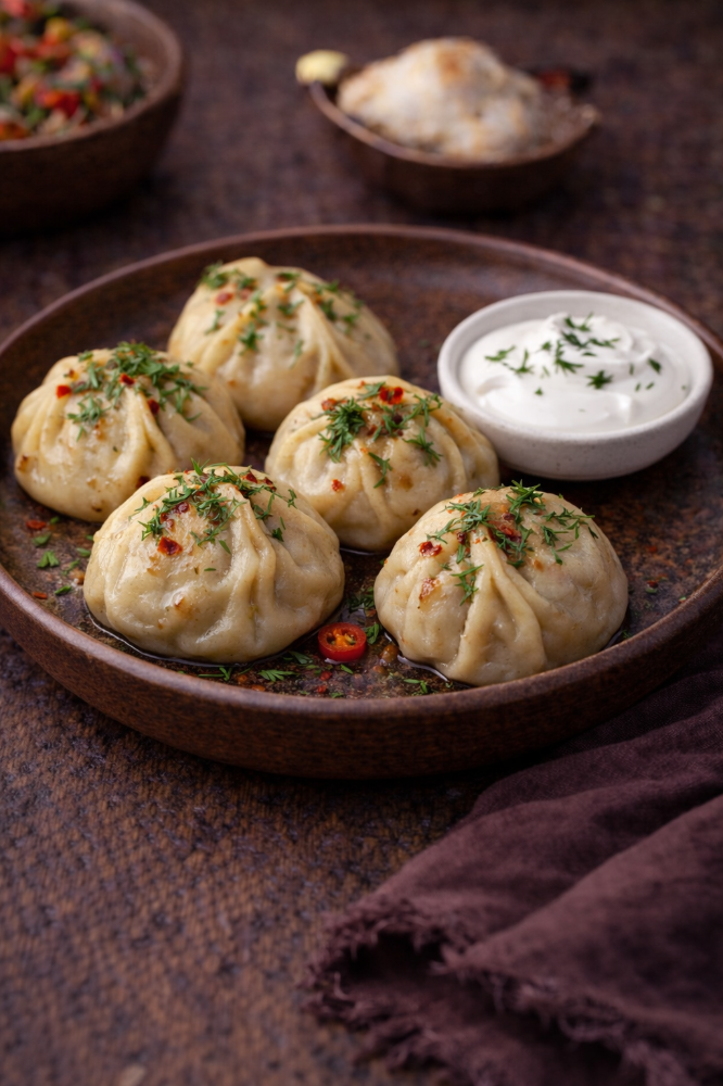 Манти з телятиною