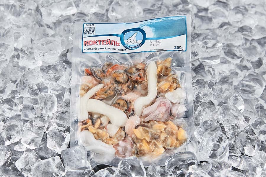 коктейль морський бланшований, 1 кг уп