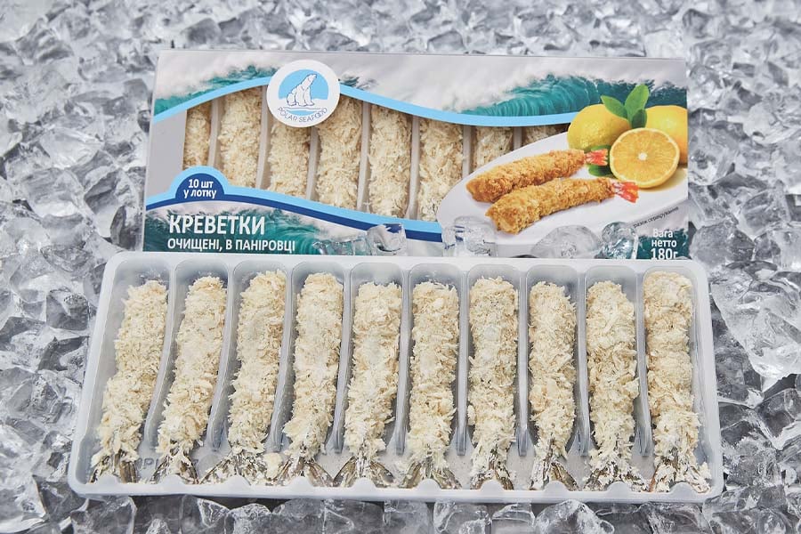 креветки Торпедо очищ в панировке 21/25  уп 180 г