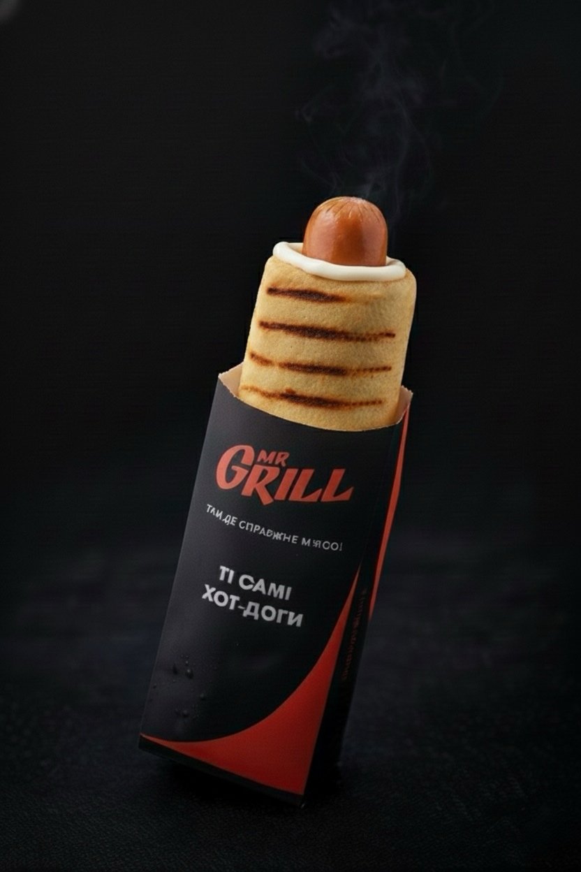 Хот-дог молочний 160г.