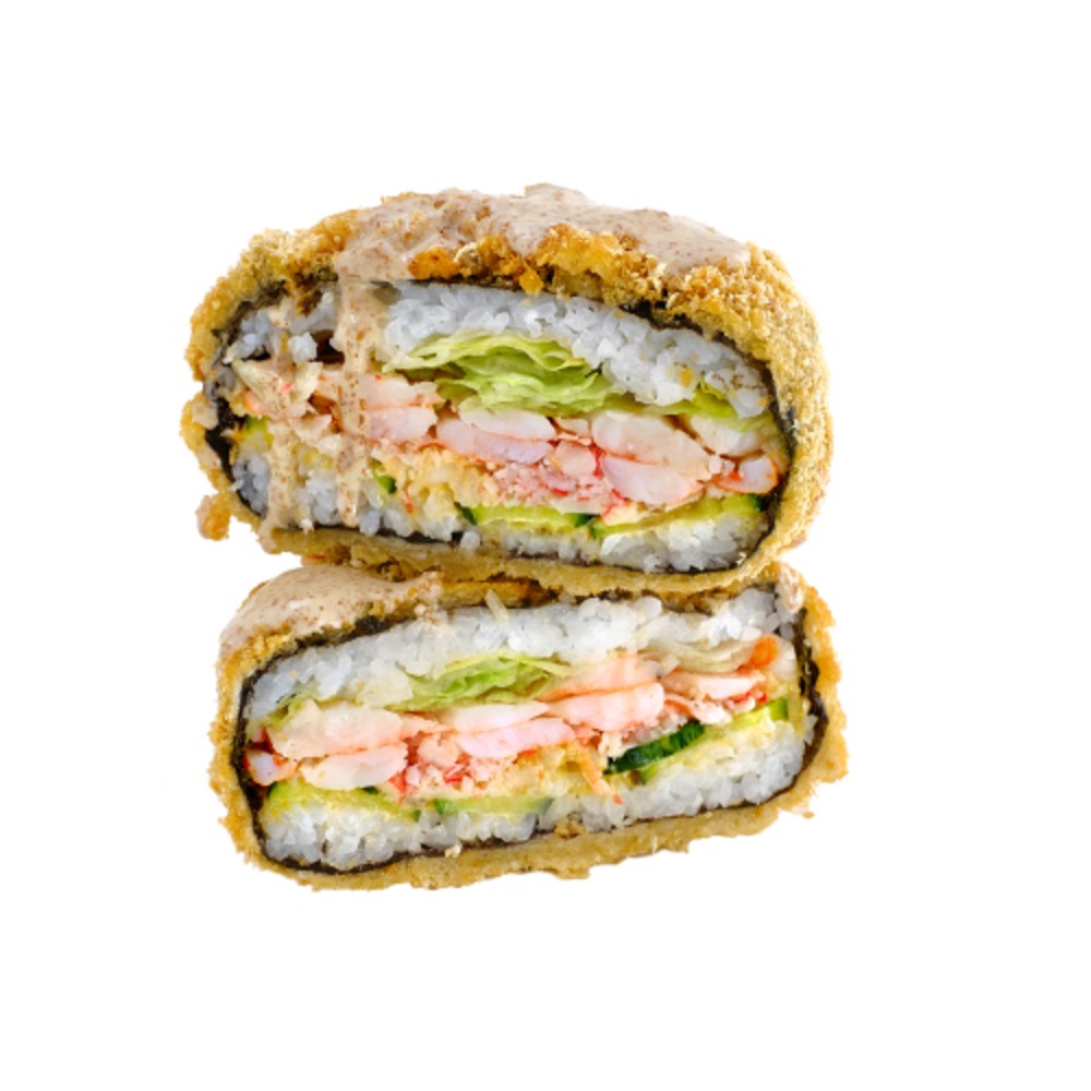 Суші бургер з креветкою