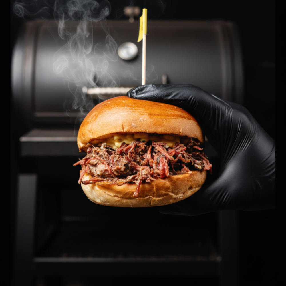 Бургер з телятиною із смокера