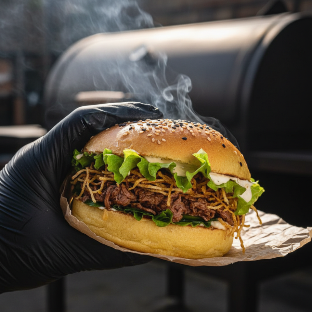 Бургер з індичкою зі смокера