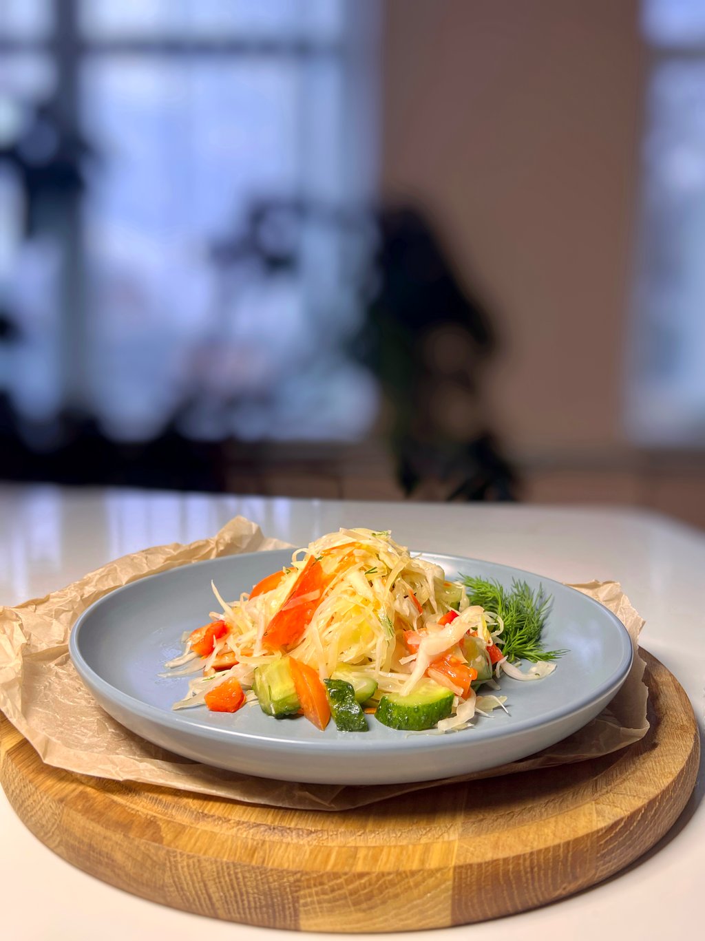 Капуста з овочами