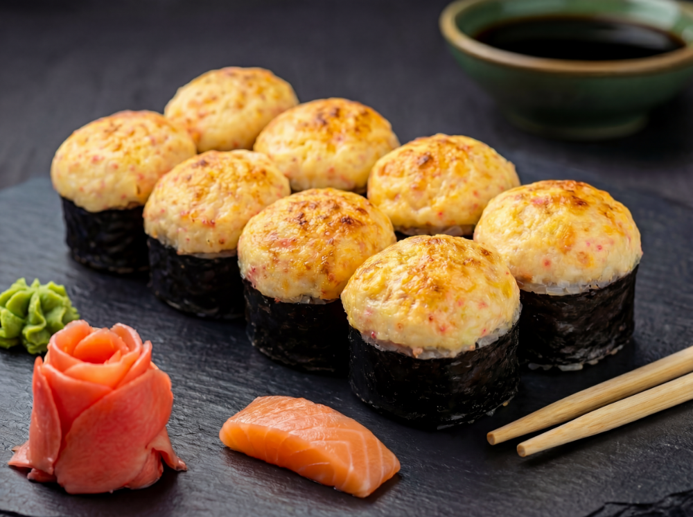 Запечений з лососем