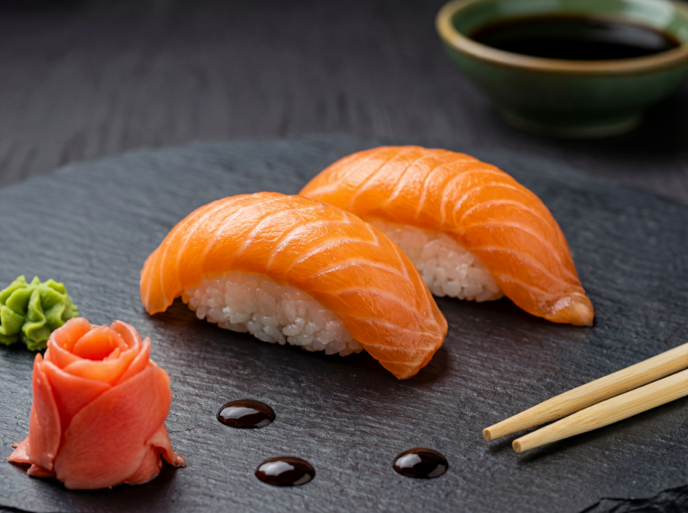 Нігірі з лососем