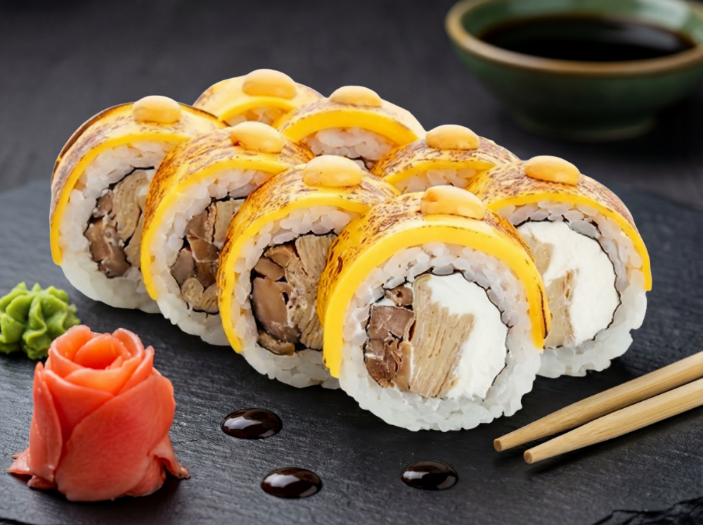 Чіз рол з грибами