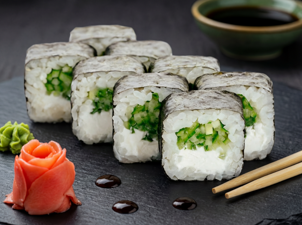 Макі з огірком та сиром