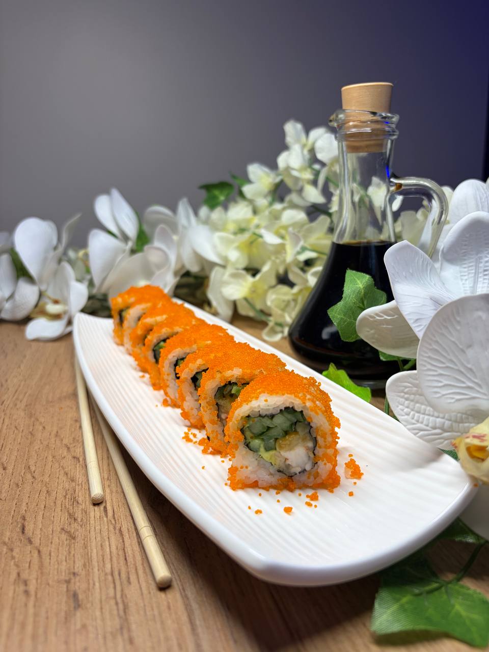 Каліфорнія з креветкою темпура