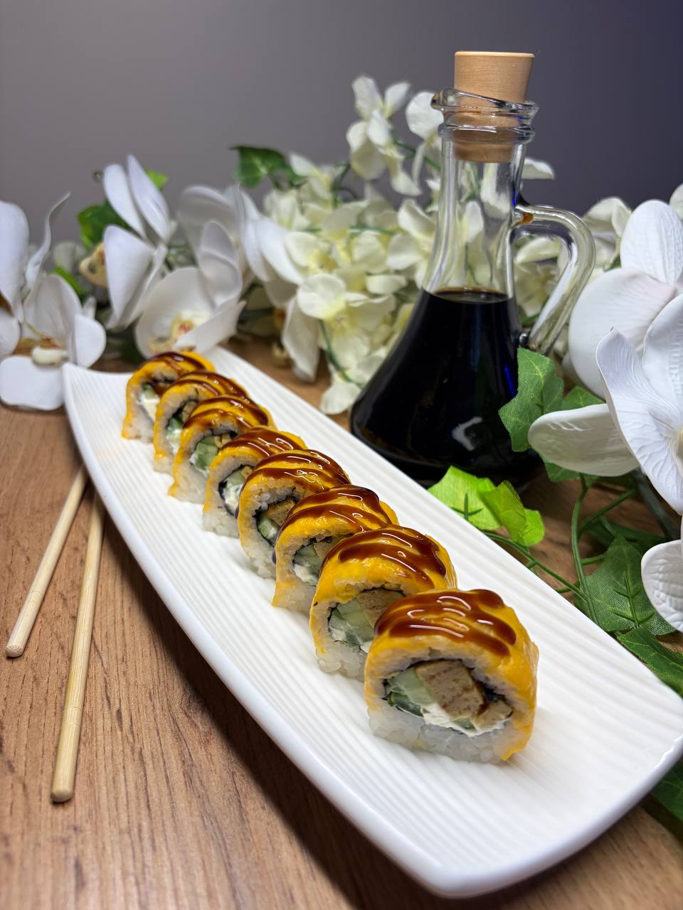 Рол з омлетом томаго та чеддер