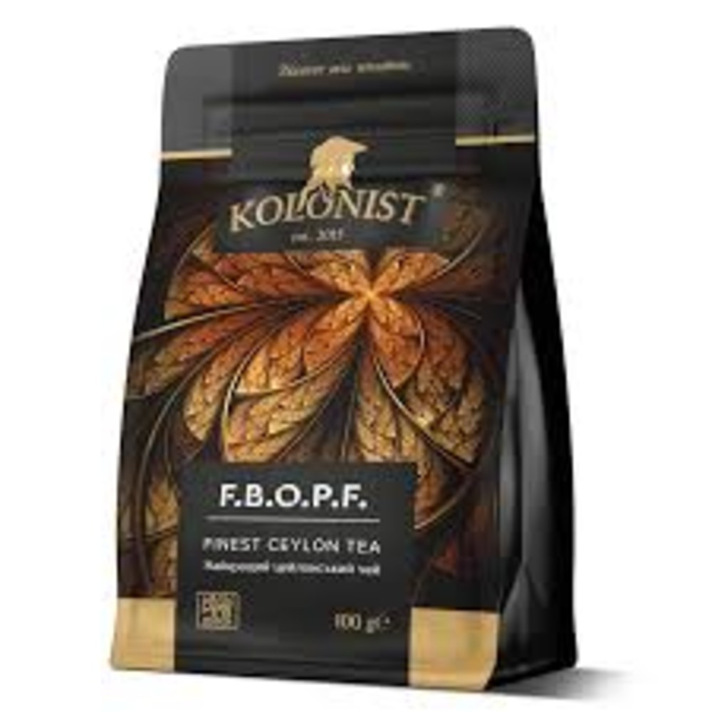 Чай FBOPF чорний 100г Kolonist