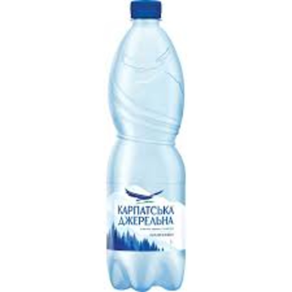 Вода мінеральна н/г 1л Карпатська джерельна