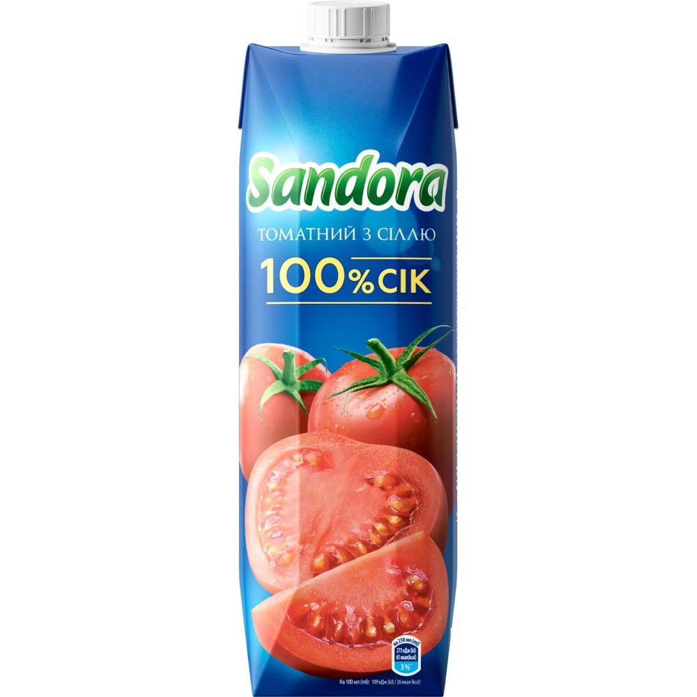 Сік Томатний 0,95л Sandora