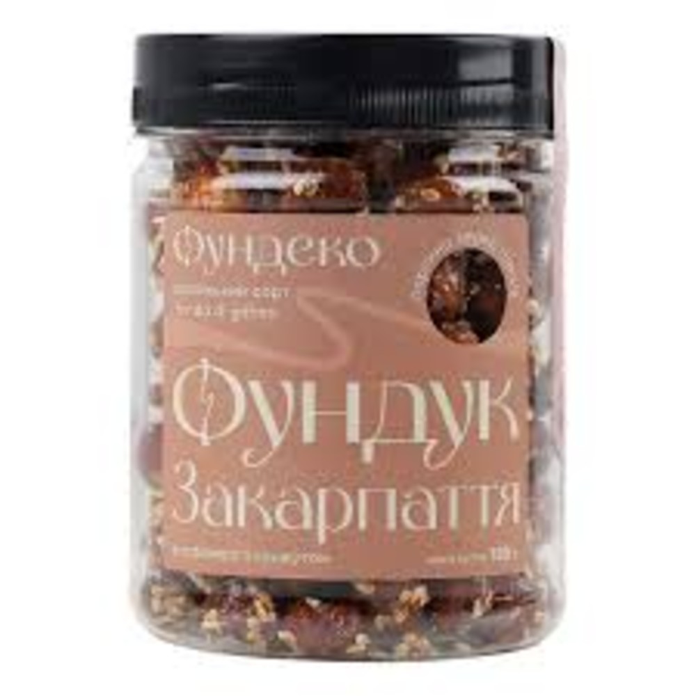 Фундук карамельний в кунжуті 150г