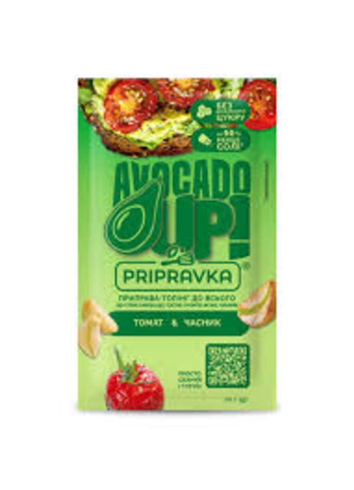 Приправа-топінг Avocado UP томат та часник